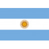 Drapeau Argentine - 19.5 x 13 cm - Autocollant(sticker)