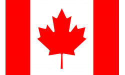 Drapeau Canada - 19.5 x 13 cm - Autocollant(sticker)