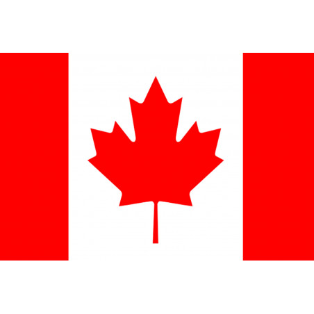 Drapeau Canada - 19.5 x 13 cm - Autocollant(sticker)