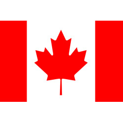 Drapeau Canada - 15 x 10 cm - Sticker/autocollant
