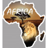 Africa Lion - 10x9cm - Autocollant(sticker)
