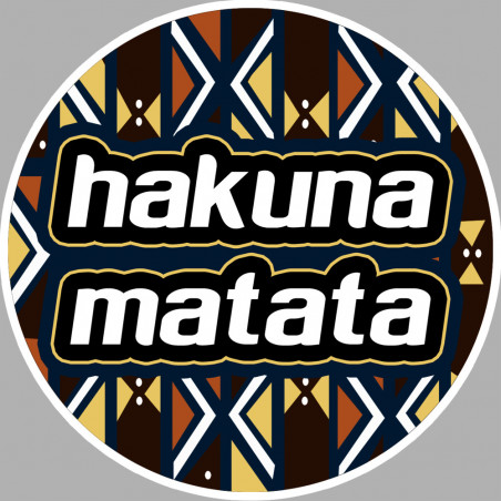 hakuna matata - 15cm - Autocollant(sticker)