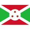Drapeau Burundi - 19,5x13 cm - Sticker/autocollant