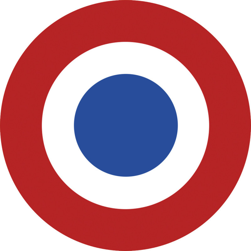 drapeau aviation Française - 5cm - Sticker/autocollant