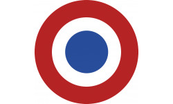 drapeau aviation Française - 15cm - Autocollant(sticker)