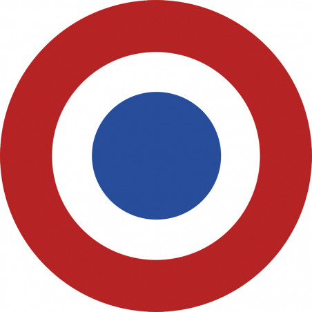 drapeau aviation Française - 20cm - Autocollant(sticker)