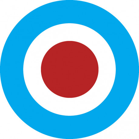 drapeau aviation anglaise - 5cm - Autocollant(sticker)