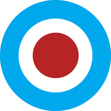 drapeau aviation anglaise - 5cm - Sticker/autocollant