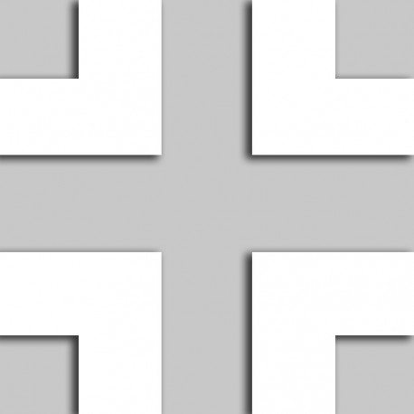 drapeau aviation Allemand blanc - 15cm - Autocollant(sticker)