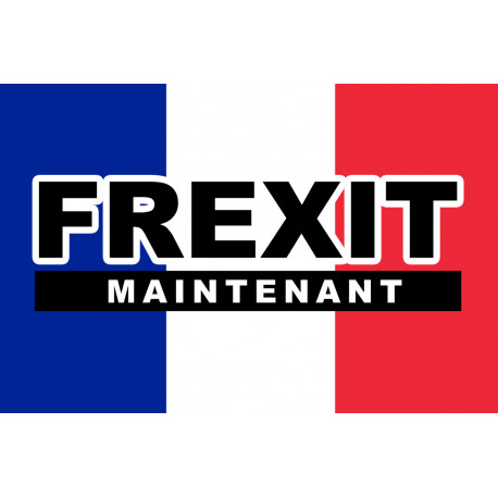 FREXIT - 29x19cm - Autocollant(sticker)