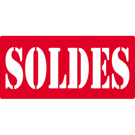 SOLDES R2 - 30x14 cm - Autocollant(sticker)