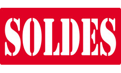 SOLDES R2 - 15x7cm - Autocollant(sticker)