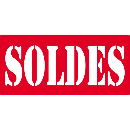 SOLDES R2 - 15x7cm - Autocollant(sticker)