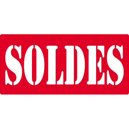 SOLDES R2 - 15x7cm - Autocollant(sticker)