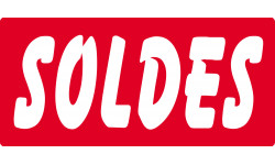 SOLDES R3 - 30x14 cm - Autocollant(sticker)