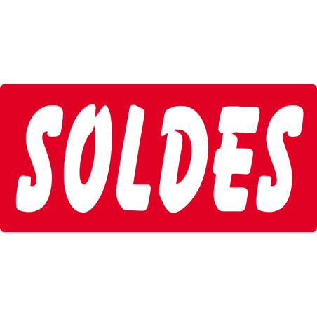 SOLDES R3 - 30x14 cm - Autocollant(sticker)