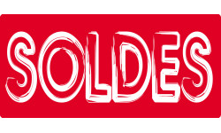 SOLDES R4 - 20x9cm - Autocollant(sticker)