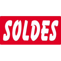 SOLDES R3 - 20x9cm - Sticker/autocollant