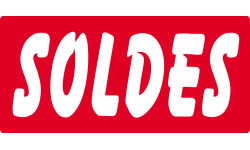 SOLDES R3 - 15x7cm - Autocollant(sticker)