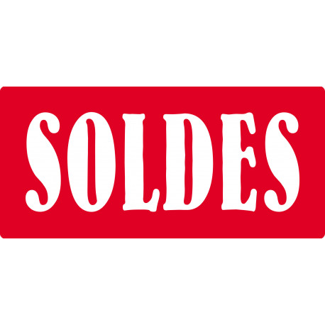 SOLDES R6 - 30x14cm - Autocollant(sticker)