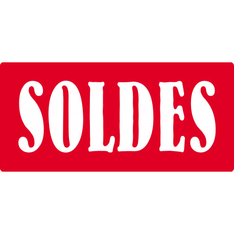 SOLDES R6 - 15x7cm - Autocollant(sticker)