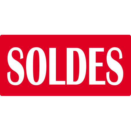 SOLDES R7 - 30x14cm - Autocollant(sticker)