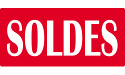 SOLDES R7 - 20x9cm - Autocollant(sticker)