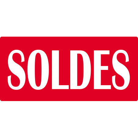 SOLDES R7 - 15x7cm - Autocollant(sticker)