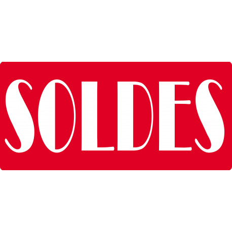 SOLDES R8 - 30x14cm - Autocollant(sticker)