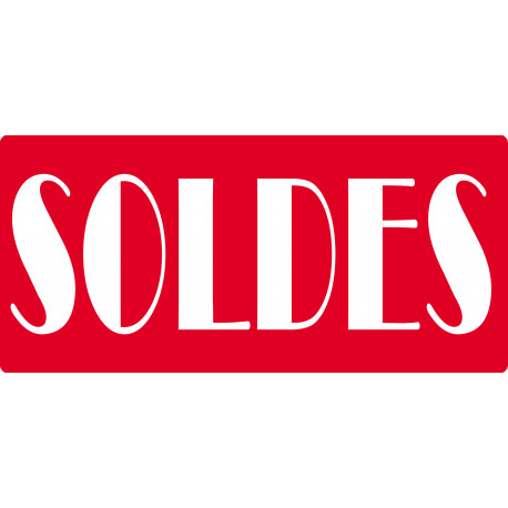 SOLDES R8 - 20x9cm - Autocollant(sticker)