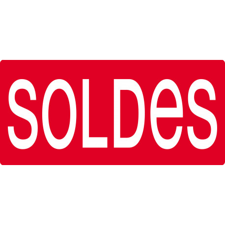 SOLDES R10 - 20x9cm - Autocollant(sticker)