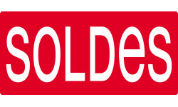 SOLDES R10 - 15x7cm - Autocollant(sticker)