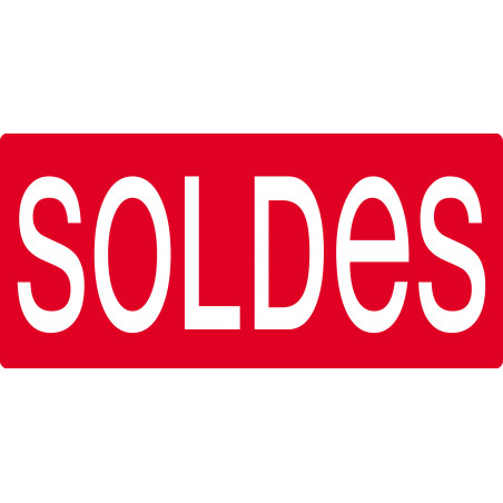 SOLDES R10 - 15x7cm - Autocollant(sticker)