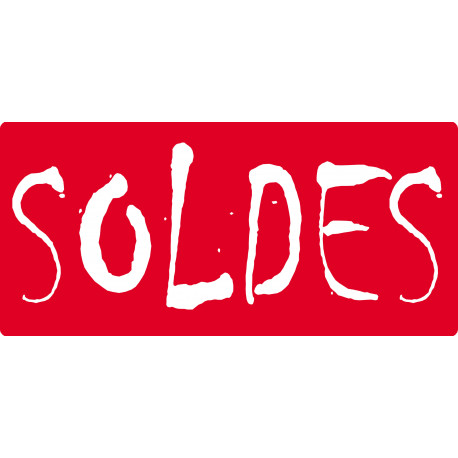 SOLDES R13 - 30x14cm - Autocollant(sticker)