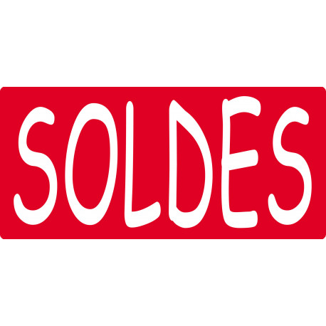 SOLDES R14 - 30x14cm - Autocollant(sticker)