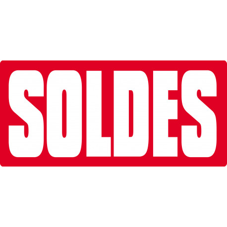 SOLDES R15 - 30x14cm - Autocollant(sticker)