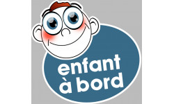 enfant à bord gars - 15x13,5cm - Autocollant(sticker)