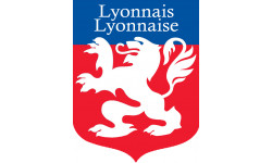 Lyonnais Lyonnaise - 15x11,5cm - Autocollant(sticker)