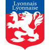 Lyonnais Lyonnaise - 15x11,5cm - Autocollant(sticker)