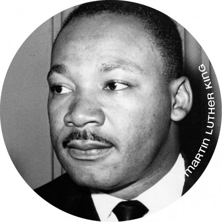 martin Luther king - 10cm - Autocollant(sticker)