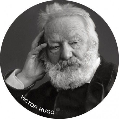 Victor Hugo (5x5cm) - Autocollant(sticker)