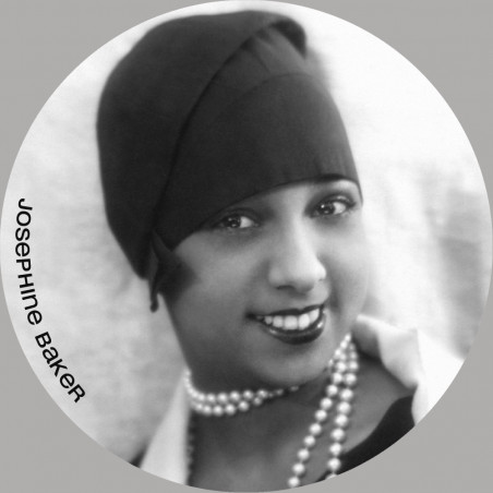 Joséphine Baker (20x20cm) - Autocollant(sticker)