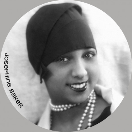 Joséphine Baker (5x5cm) - Autocollant(sticker)