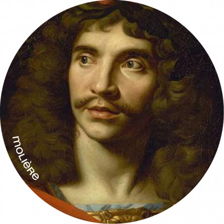 Molière (15x15cm) - Autocollant(sticker)