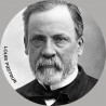 Louis Pasteur (20x20cm) - Autocollant(sticker)