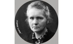 Marie Curie (20x20cm) - Autocollant(sticker)