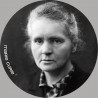 Marie Curie (5x5cm) - Autocollant(sticker)