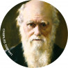 Charles Darwin (20x20cm) - Autocollant(sticker)