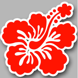 Repère fleur 27 - 5cm - Sticker/autocollant