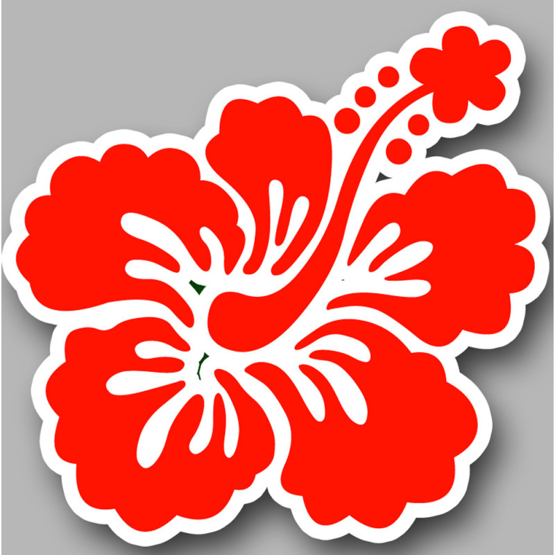 Repère fleur n°27 - 20cm - Sticker/autocollant